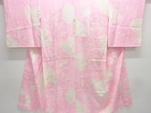 アンティーク　絞り雲に橘模様長襦袢